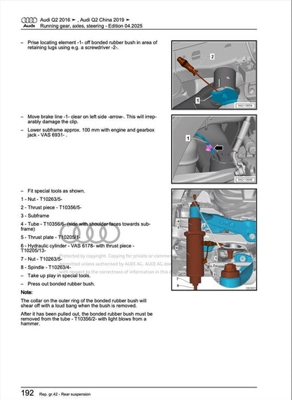 Audi Q2 2020-2025 Service Manual Repair, Workshop Service Repair, INSTANT Download PDF