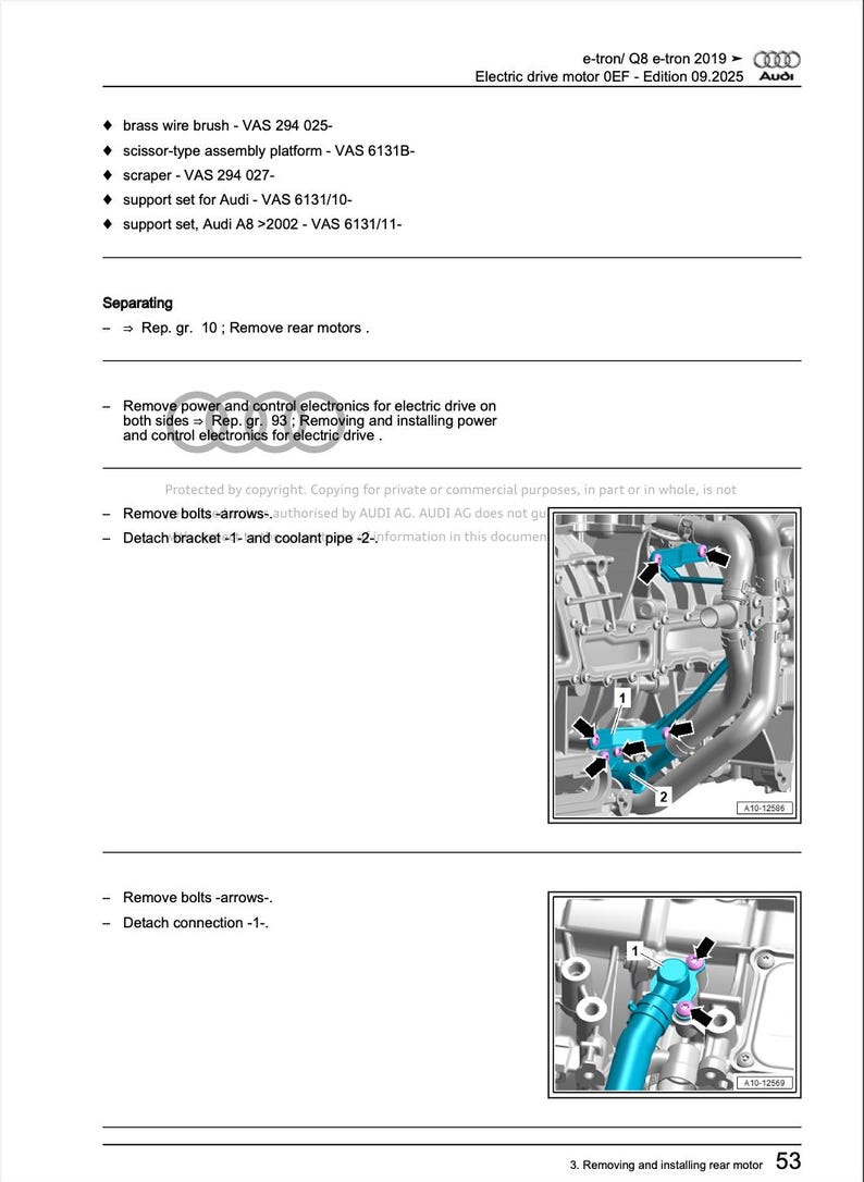 Audi Q8 E-Tron 2022-2025 Service Manual Repair, Workshop Service Repair, INSTANT Download PDF