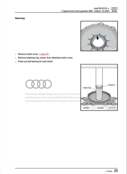 Audi R8 2019-2024 Service Manual Repair, Workshop Service Repair, INSTANT Download PDF