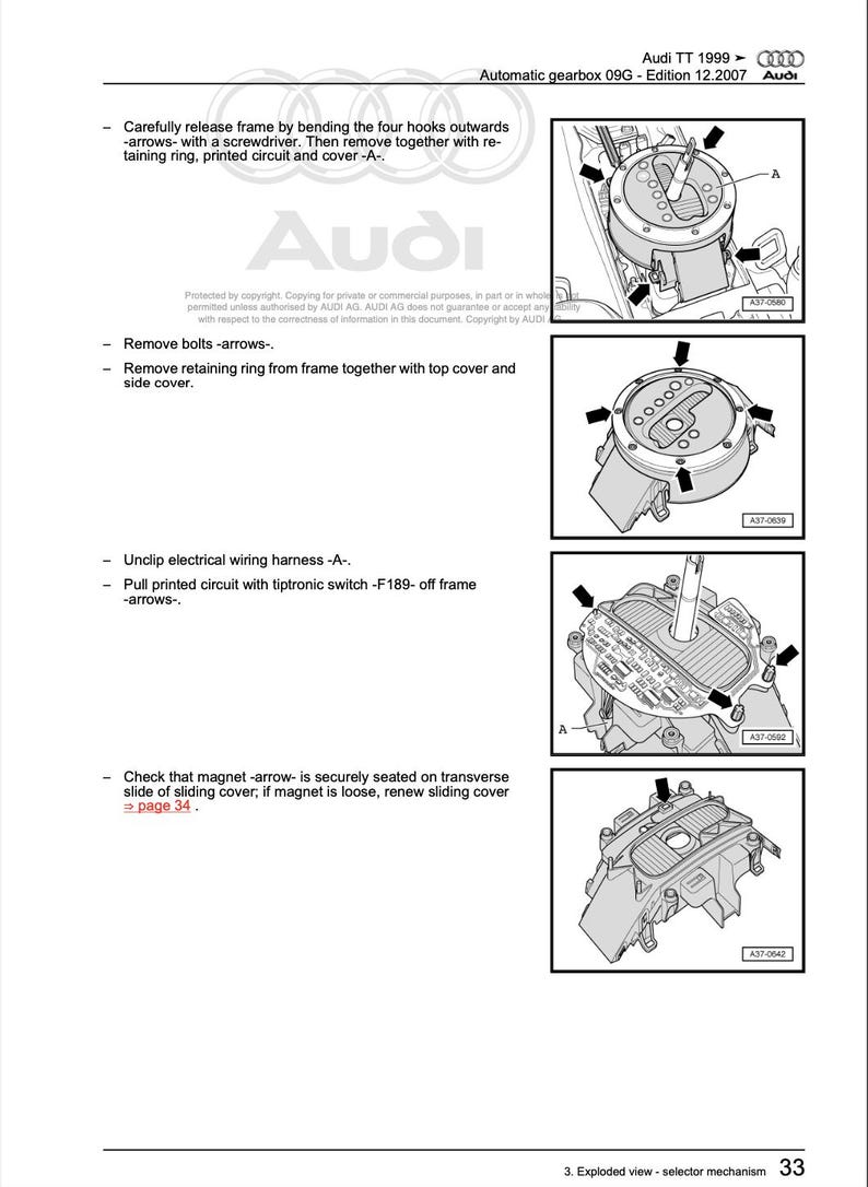 Audi TT 1999-2006 Service Manual Repair, Workshop Service Repair, INSTANT Download PDF