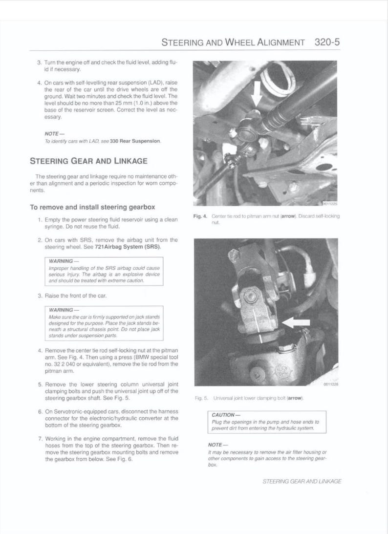 BMW E34 1989-1995 Service Manual Repair, Workshop Service Repair, INSTANT Download PDF