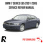 BMW 7 Series E65 2001-2005 Service Manual Repair, Workshop Service Repair, INSTANT Download PDF