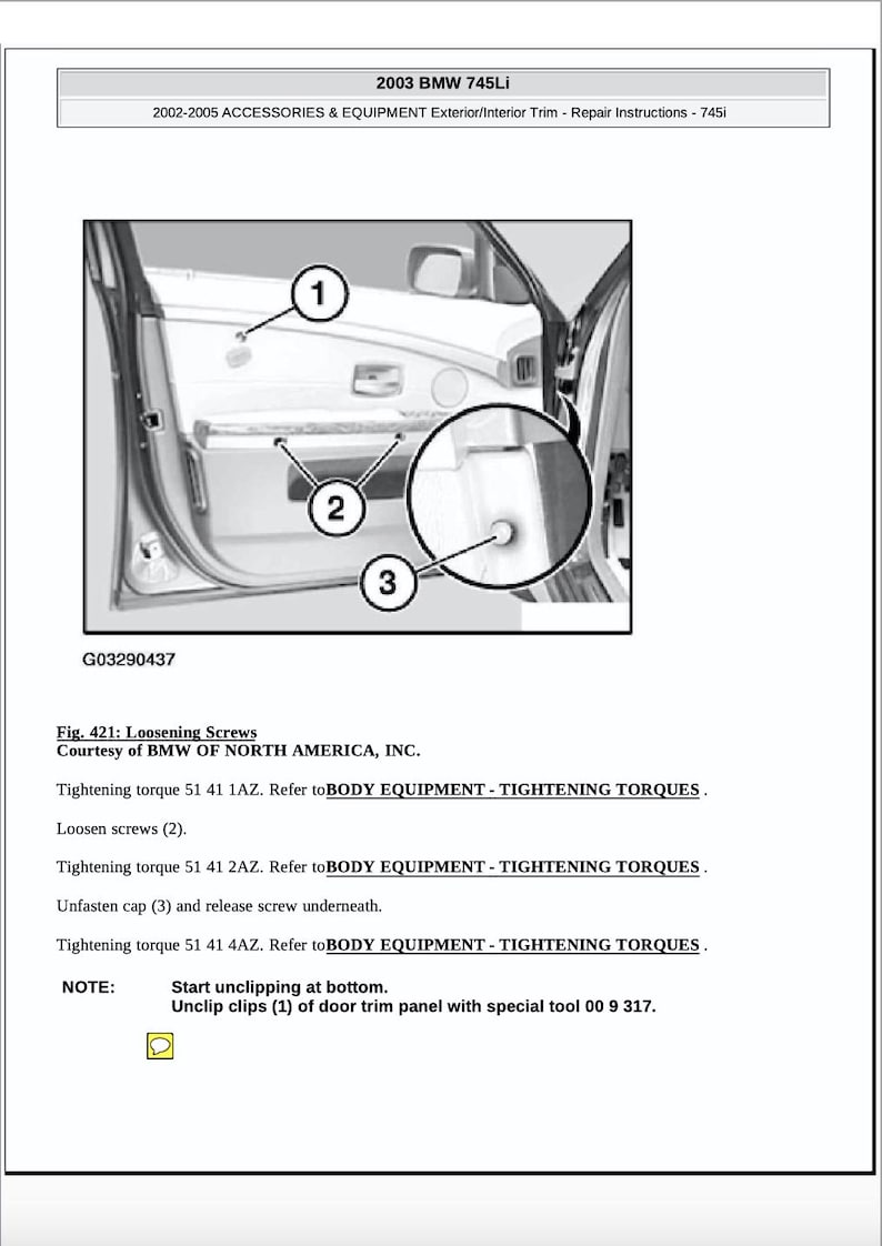BMW 7 Series E65 2001-2005 Service Manual Repair, Workshop Service Repair, INSTANT Download PDF