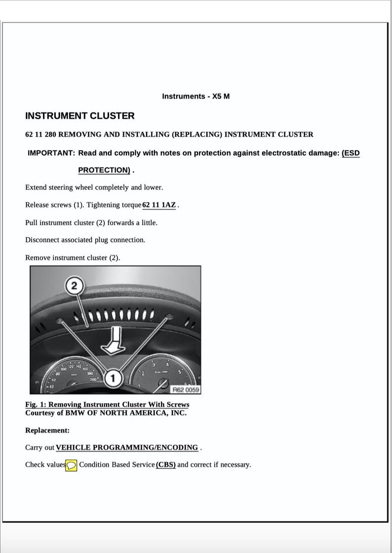 BMW X5M E70 2006-2013 Service Manual Repair, Workshop Service Repair, INSTANT Download PDF