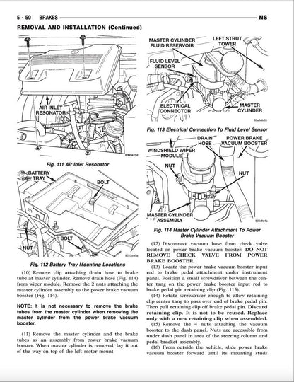 Dodge Grand Caravan 1996-2000 Service Manual Repair, Workshop Service Repair, INSTANT Download PDF