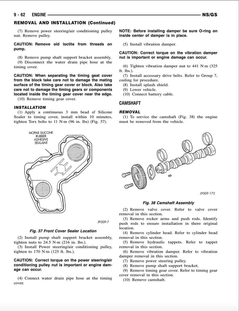 Dodge Grand Caravan 1996-2000 Service Manual Repair, Workshop Service Repair, INSTANT Download PDF