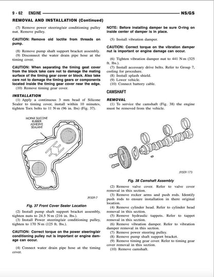 Dodge Grand Caravan 1996-2000 Service Manual Repair, Workshop Service Repair, INSTANT Download PDF