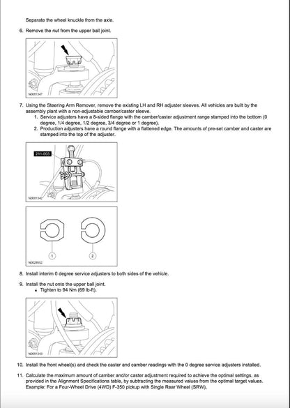 Ford F250-F550 2011-2015 Service Manual Repair, Workshop Service Repair, INSTANT Download PDF