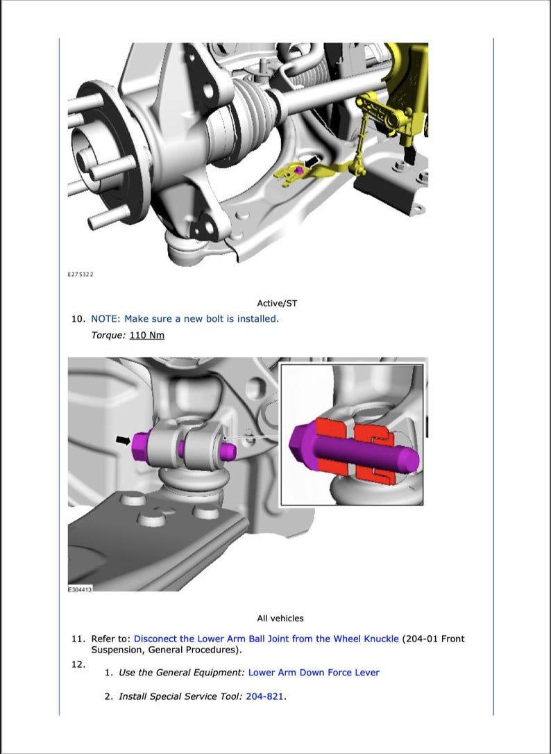 Ford Focus 2018-2021 Service Manual Repair, Workshop Service Repair, INSTANT Download PDF