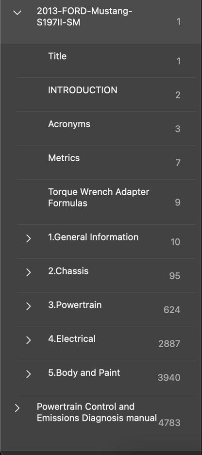 Ford Mustang 2010-2014 Service Manual Repair, Workshop Service Repair, INSTANT Download PDF