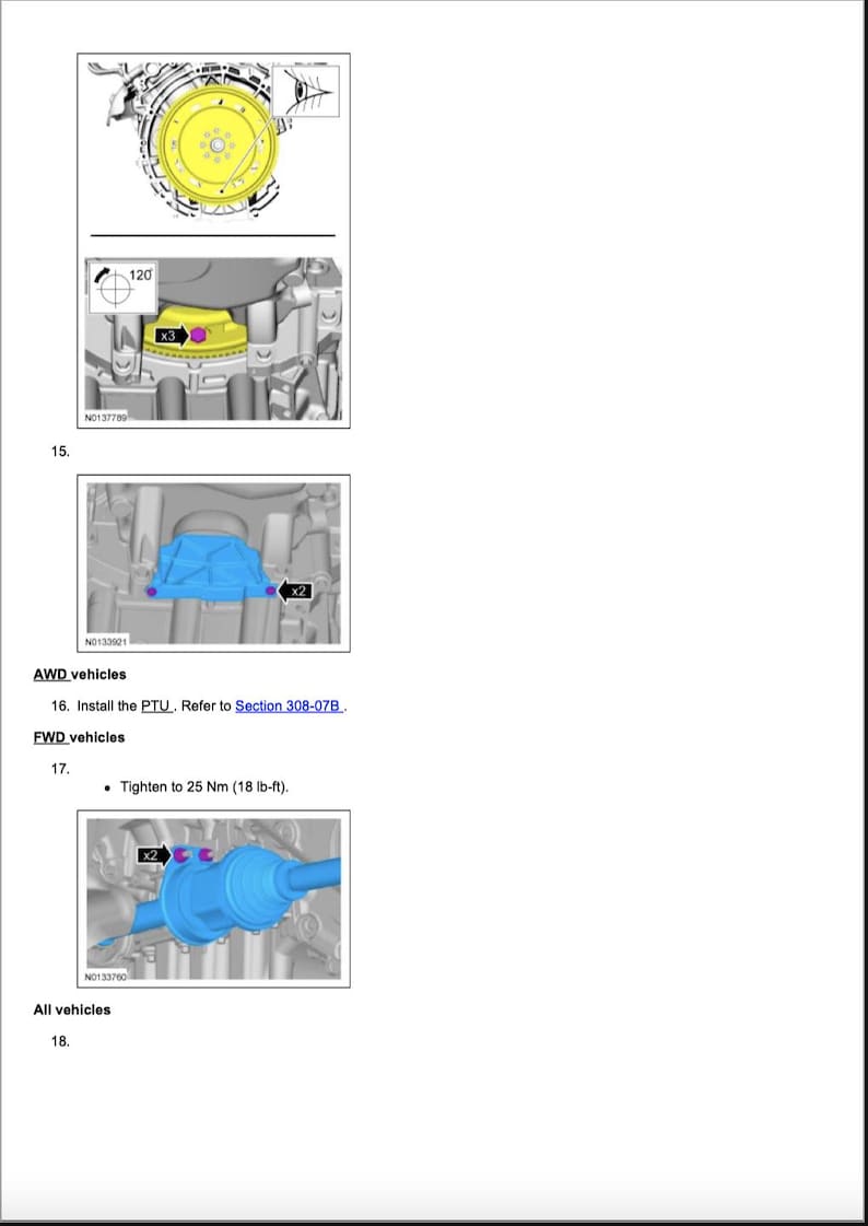 Ford Taurus 2013-2016 Service Manual Repair, Workshop Service Repair, INSTANT Download PDF