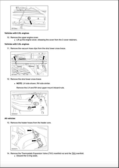 Ford Taurus 2013-2016 Service Manual Repair, Workshop Service Repair, INSTANT Download PDF