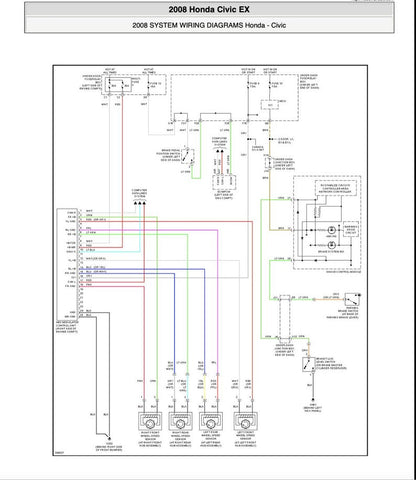 Honda Civic 4D 2005-2008 Service Manual Repair, Workshop Service Repair, INSTANT Download PDF