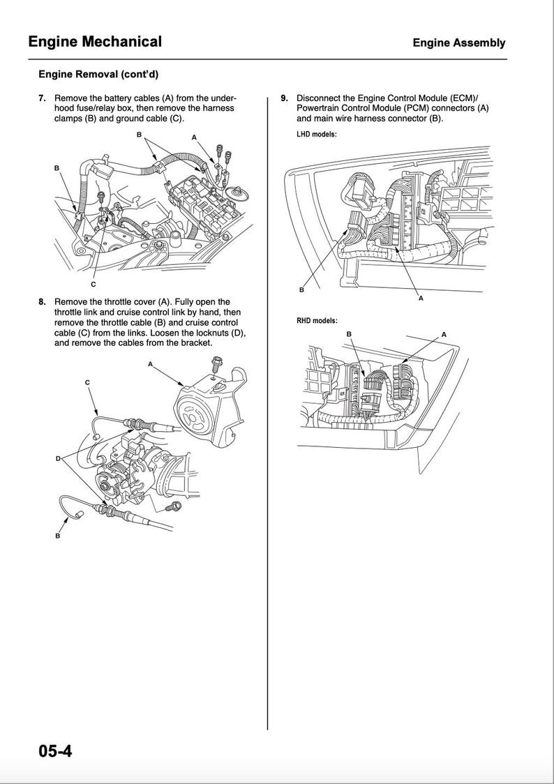 Honda CR-V 2002-2005 Service Manual Repair, Workshop Service Repair, INSTANT Download PDF