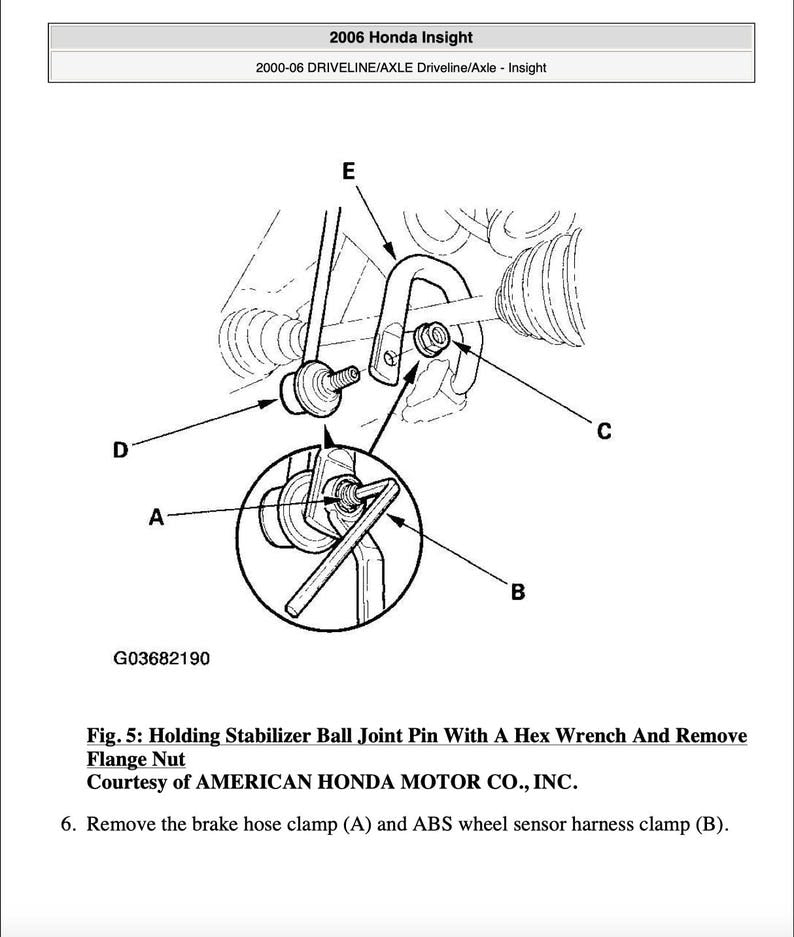 Honda Insight 2000-2006 Service Manual Repair, Workshop Service Repair, INSTANT Download PDF