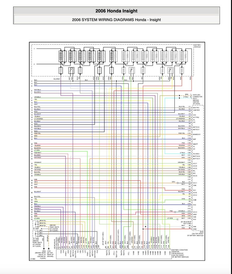Honda Insight 2000-2006 Service Manual Repair, Workshop Service Repair, INSTANT Download PDF