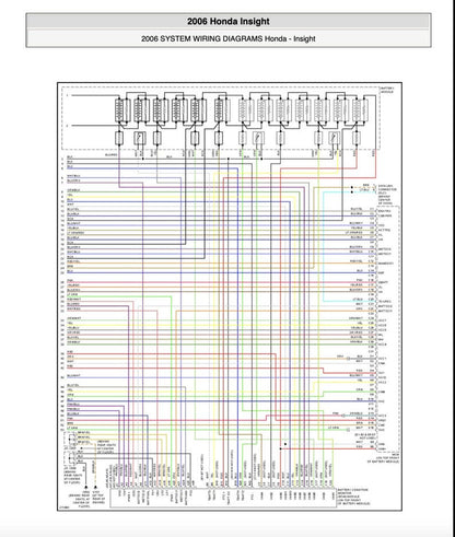 Honda Insight 2000-2006 Service Manual Repair, Workshop Service Repair, INSTANT Download PDF