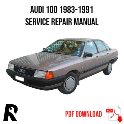 Audi 100 1983-1991 Service Manual Repair, Workshop Service Repair, INSTANT Download PDF