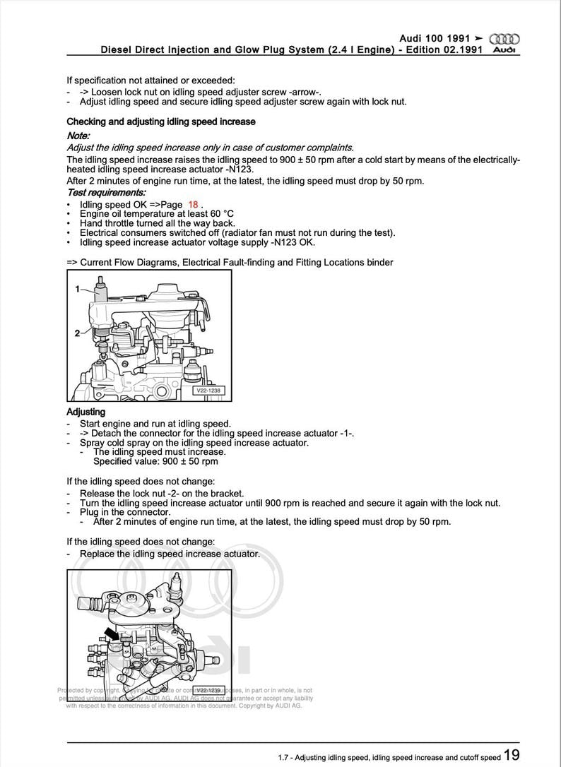 Audi 100 1991-1997 Service Manual Repair, Workshop Service Repair, INSTANT Download PDF