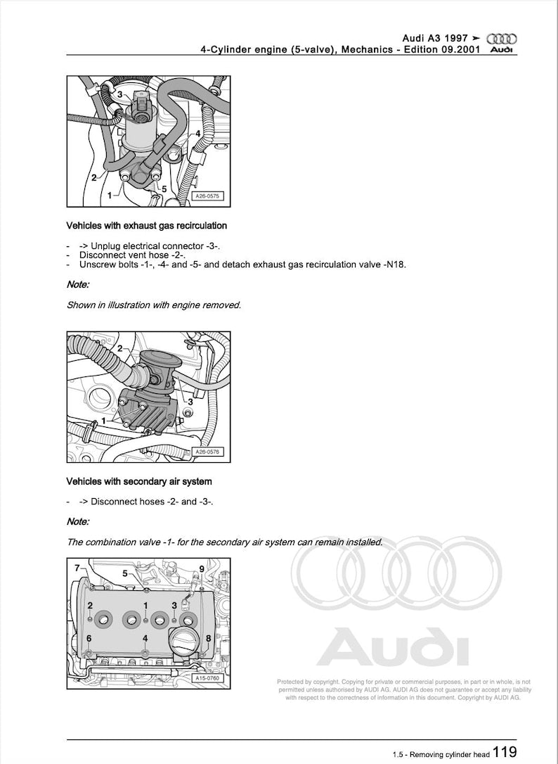 Audi A3 1997-2005 Service Manual Repair, Workshop Service Repair, INSTANT Download PDF