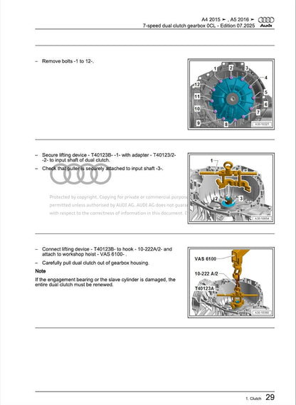 Audi A5 2016-2021 Service Manual Repair, Workshop Service Repair, INSTANT Download PDF