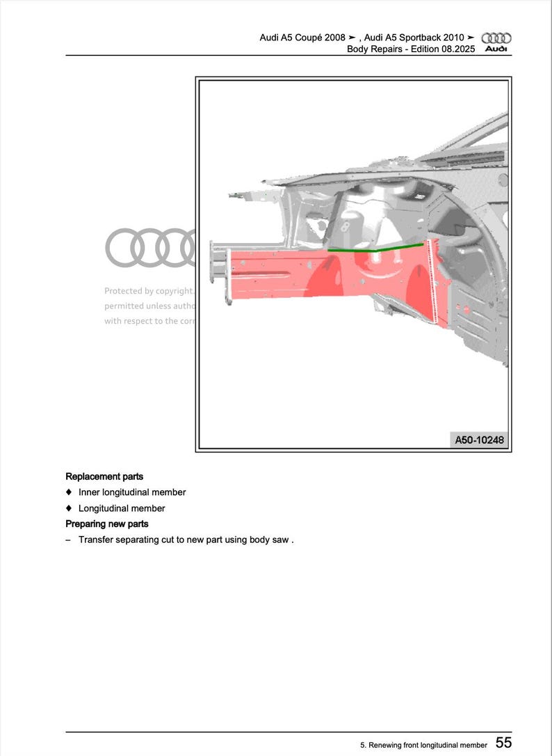 Audi A5 Coupe 2011-2016 Service Manual Repair, Workshop Service Repair, INSTANT Download PDF