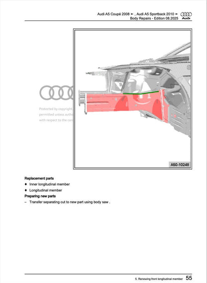 Audi A5 Coupe 2011-2016 Service Manual Repair, Workshop Service Repair, INSTANT Download PDF