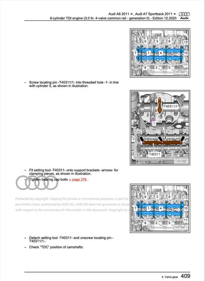 Audi A7 2011-2014 Service Manual Repair, Workshop Service Repair, INSTANT Download PDF