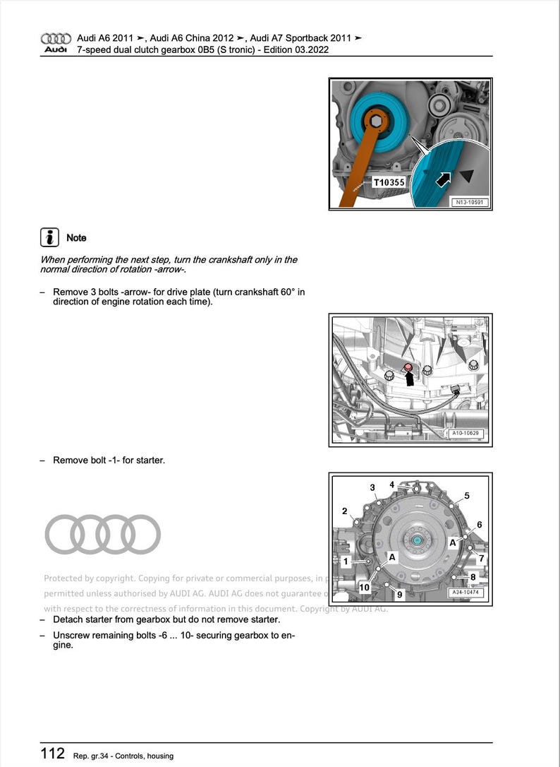 Audi A7 2014-2017 Service Manual Repair, Workshop Service Repair, INSTANT Download PDF