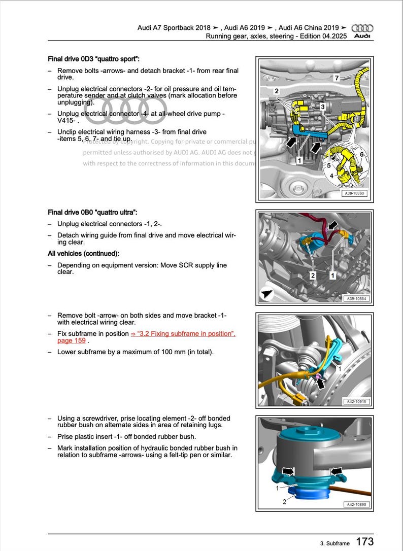 Audi A7 2018-2022 Service Manual Repair, Workshop Service Repair, INSTANT Download PDF