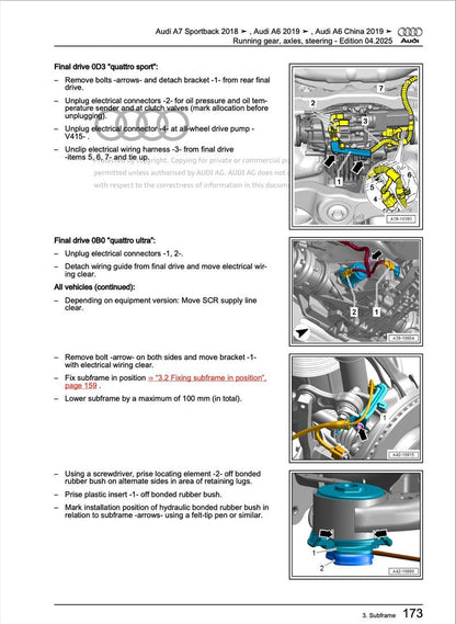 Audi A7 2018-2022 Service Manual Repair, Workshop Service Repair, INSTANT Download PDF