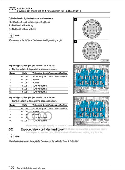 Audi A8 2010-2014 Service Manual Repair, Workshop Service Repair, INSTANT Download PDF