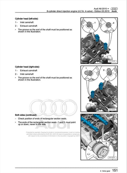Audi A8 2010-2014 Service Manual Repair, Workshop Service Repair, INSTANT Download PDF