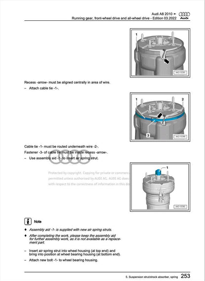 Audi A8 2010-2014 Service Manual Repair, Workshop Service Repair, INSTANT Download PDF