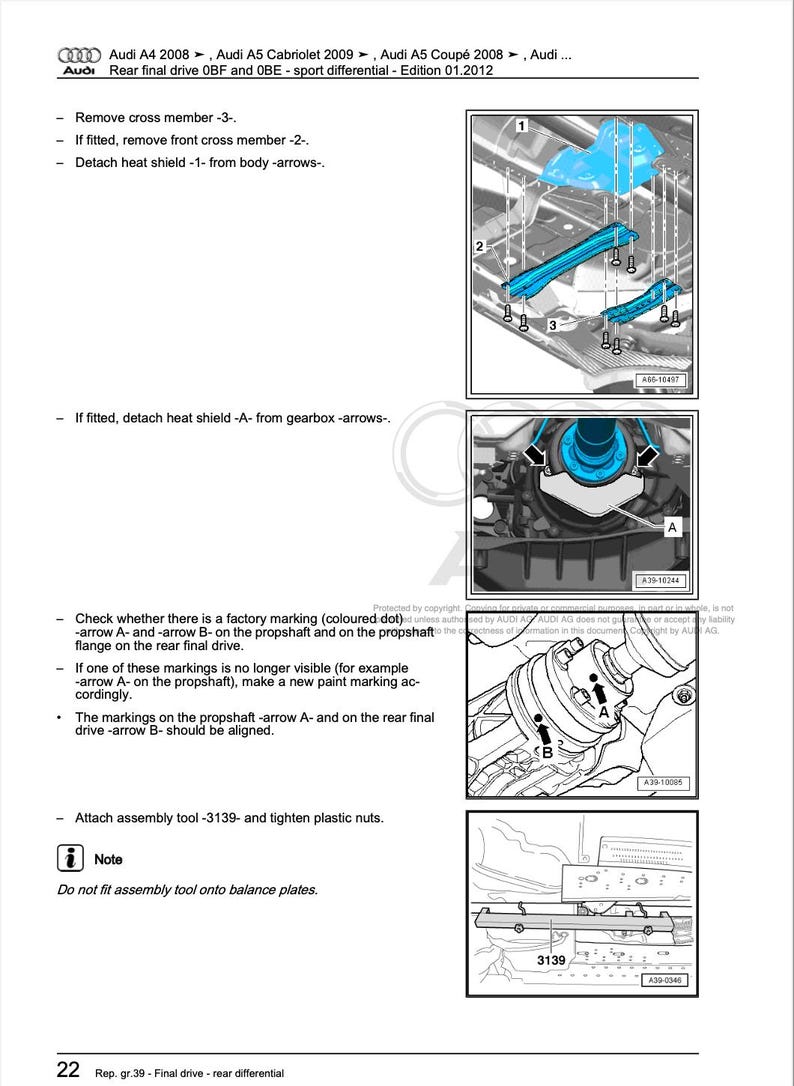 Audi A8 2010-2014 Service Manual Repair, Workshop Service Repair, INSTANT Download PDF