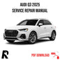 Audi Q3 2025 Service Manual Repair, Workshop Service Repair, INSTANT Download PDF