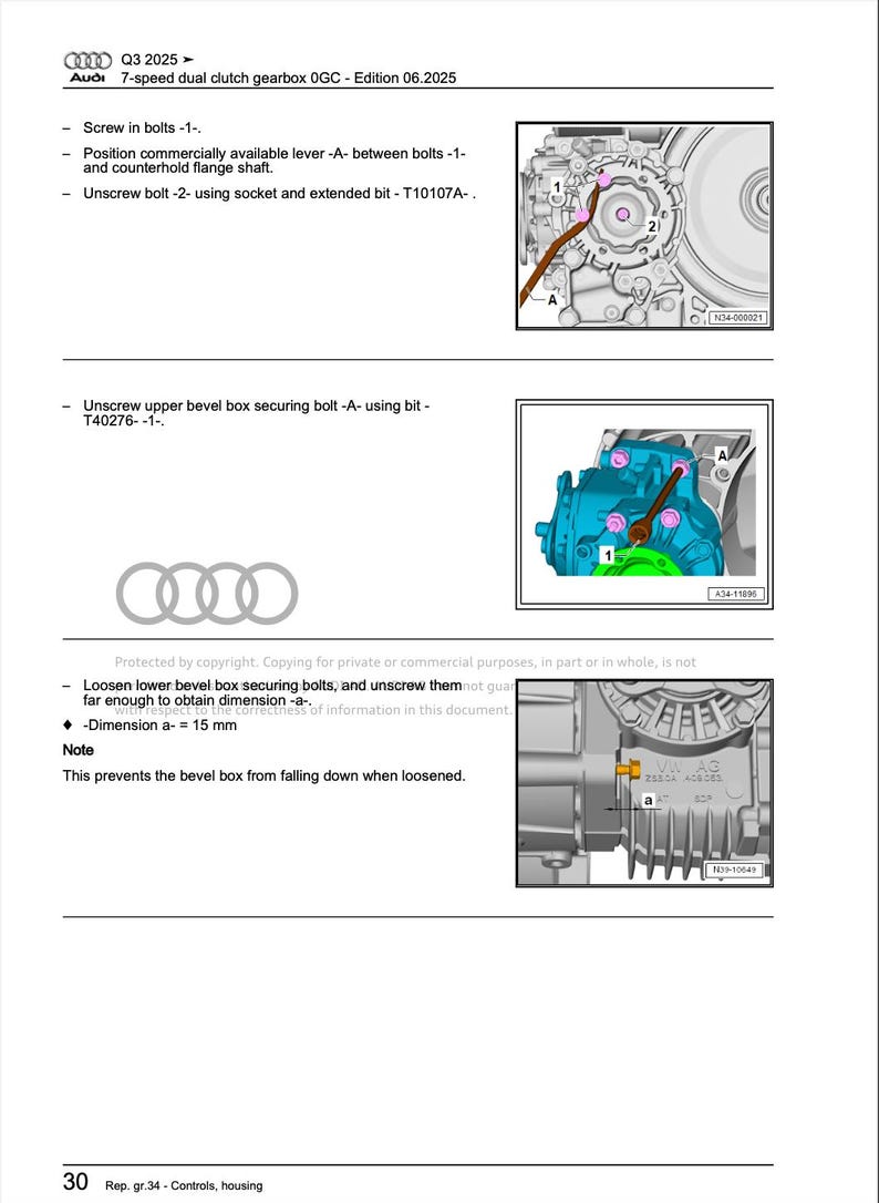 Audi Q3 2025 Service Manual Repair, Workshop Service Repair, INSTANT Download PDF