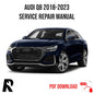 Audi Q8 2018-2023 Service Manual Repair, Workshop Service Repair, INSTANT Download PDF