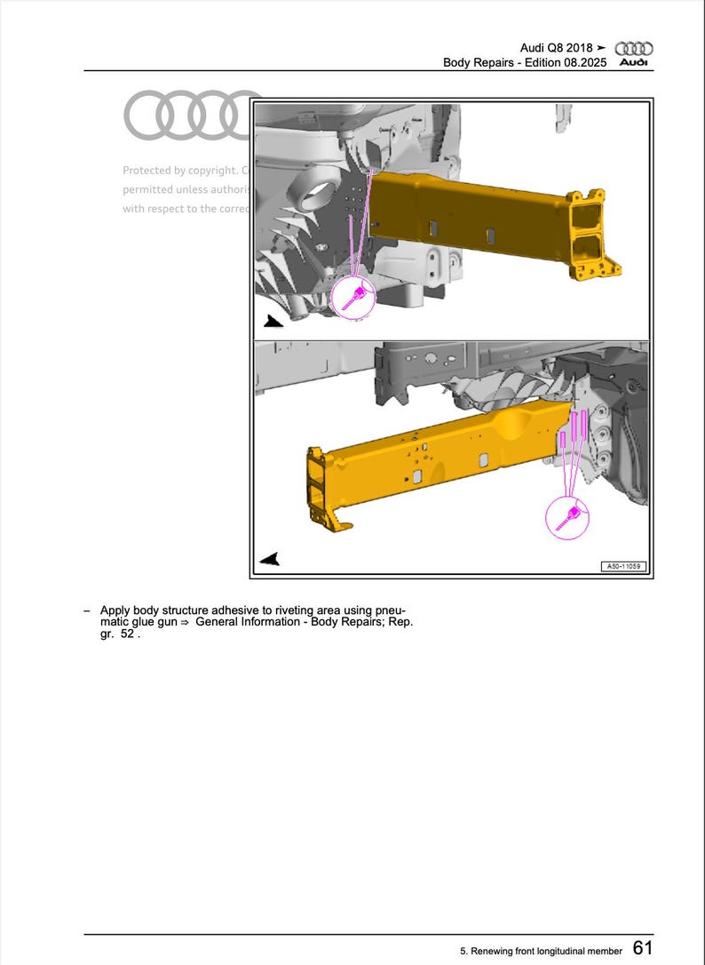 Audi Q8 2024-2025 Service Manual Repair, Workshop Service Repair, INSTANT Download PDF