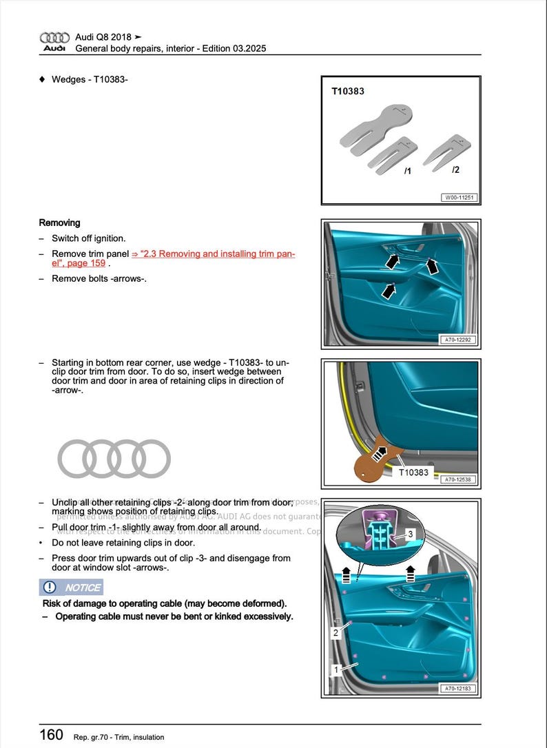 Audi Q8 2024-2025 Service Manual Repair, Workshop Service Repair, INSTANT Download PDF