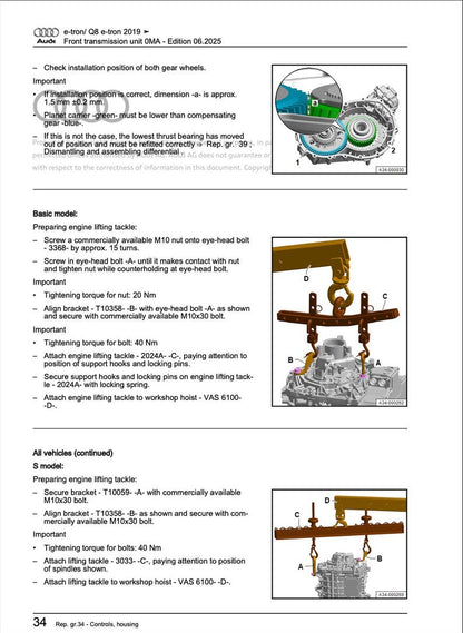 Audi Q8 E-Tron 2022-2025 Service Manual Repair, Workshop Service Repair, INSTANT Download PDF