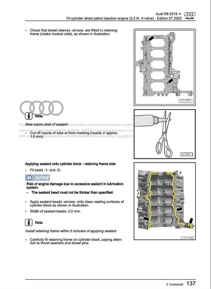 Audi R8 2019-2024 Service Manual Repair, Workshop Service Repair, INSTANT Download PDF
