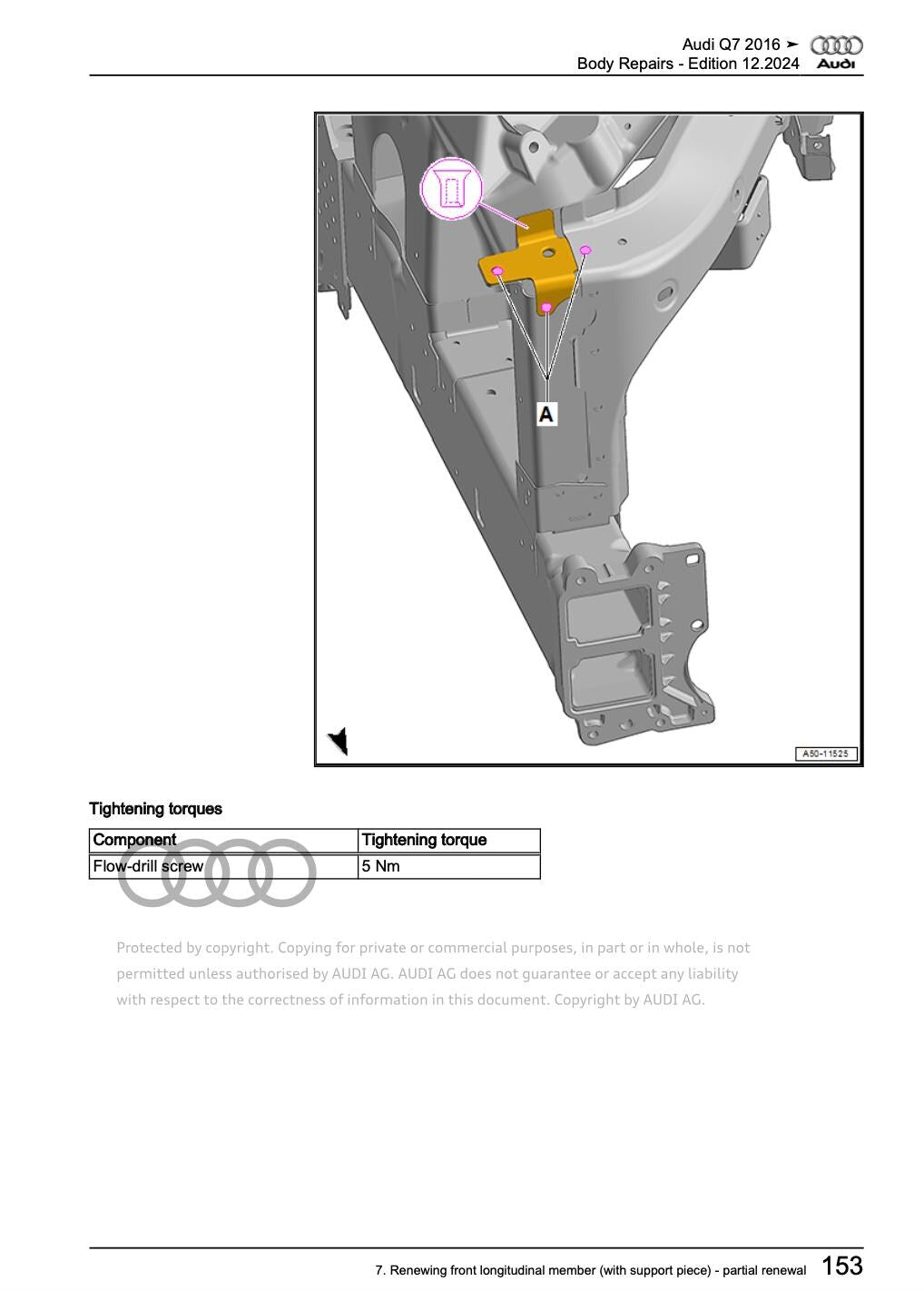 Audi Q7 2015-2024 Comprehensive Service Repair Workshop Manual PDF Download