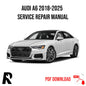 Audi A6 C8 2018-2025 Comprehensive Digital Service Repair Workshop Manual PDF