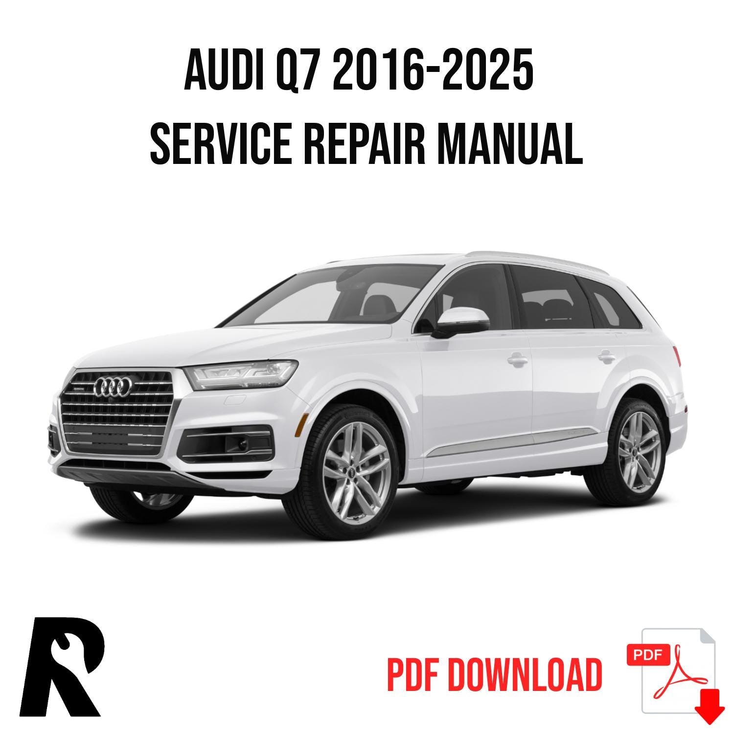 Audi Q7 2015-2024 Comprehensive Service Repair Workshop Manual PDF Download