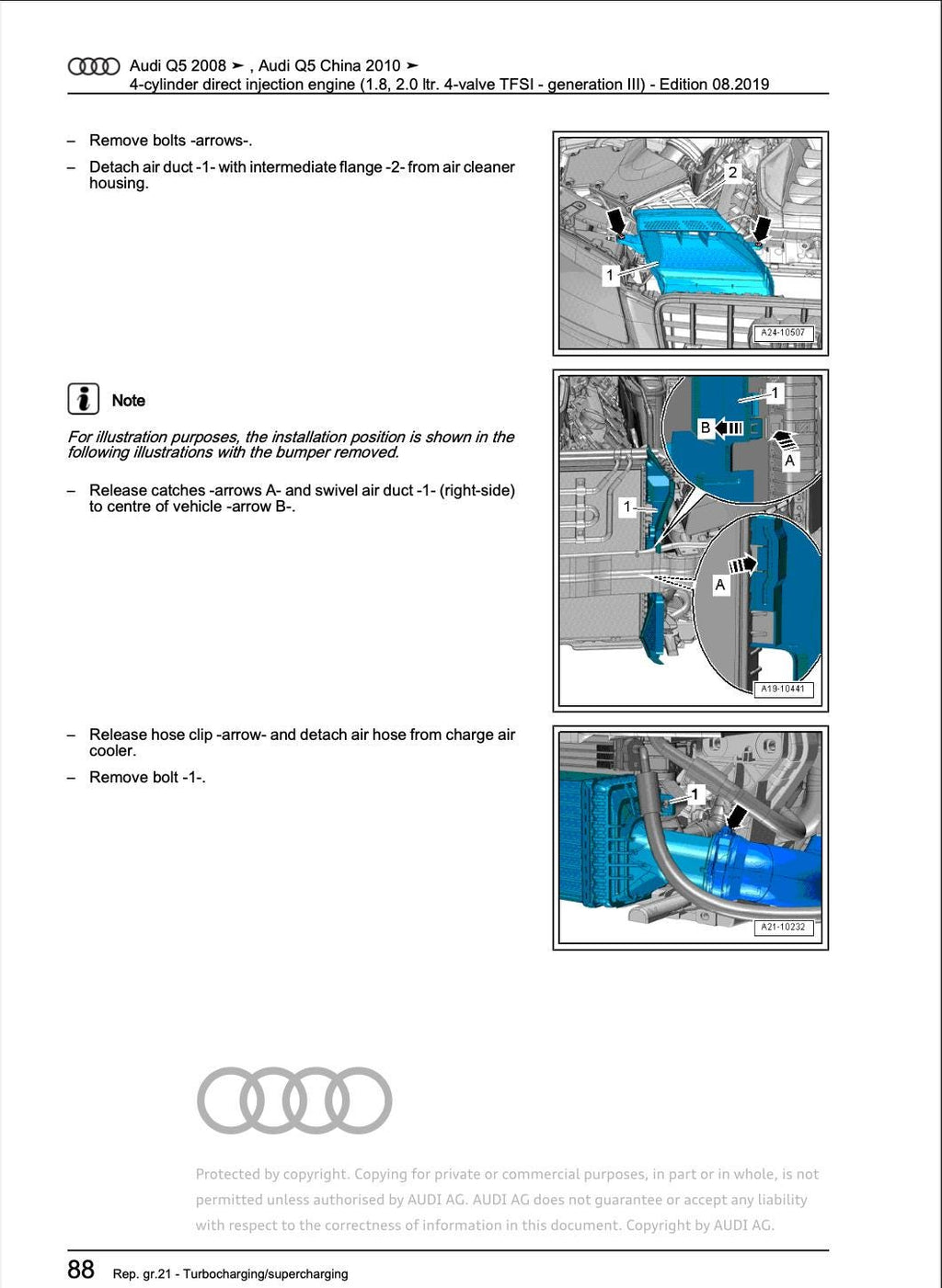 Audi Q5 2008-2012 Complete Workshop Repair Service Manual PDF Download