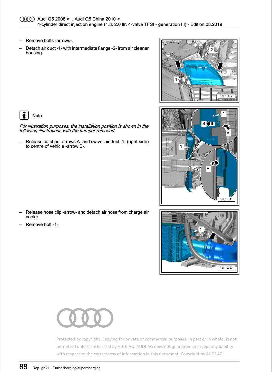 Audi Q5 2008-2012 Complete Workshop Repair Service Manual PDF Download