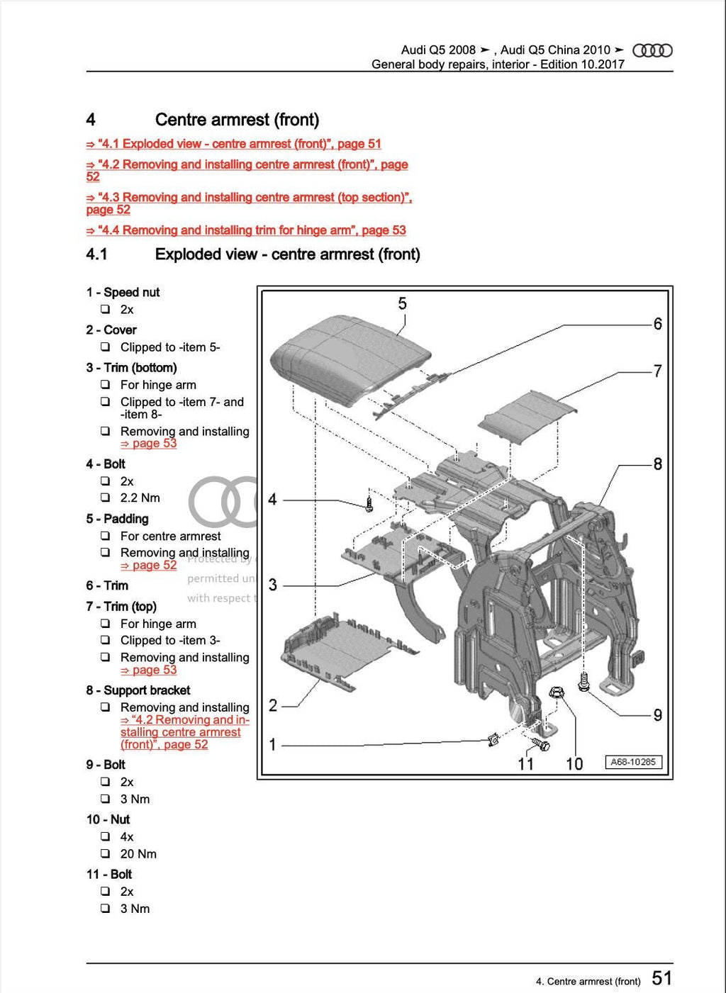Audi Q5 2008-2012 Complete Workshop Repair Service Manual PDF Download