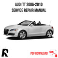 Audi TT 2006-2010 Service & Repair Workshop Manual PDF Instant Access