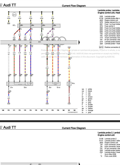 Audi TT 2006-2010 Service & Repair Workshop Manual PDF Instant Access
